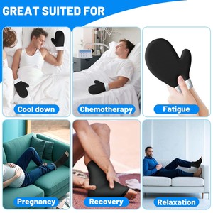 화학 요법 냉각 아이스 팩 장갑 손목을 보호하고 손 부종 제거 핫 & 콜드 팩 솔리드 젤 장갑. - Product Image 5