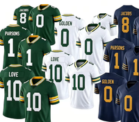 Jersey de Fútbol Americano al por Mayor de Alta Calidad para Hombre, Mujer y Jóvenes, Uniforme Bordado y Cosido, Nombre, Número y Logotipo Personalizables Disponibles