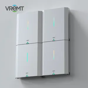 VREMT Bom Preço Lithium Ion Lifepo4 Battery Home Solar Energy Storage System Bateria Com Smart Bms