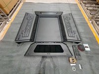 Cubierta de Aluminio para Camionetas 4x4, Operación Manual, Impermeable y con Cierre, para el Modelo Ranger
