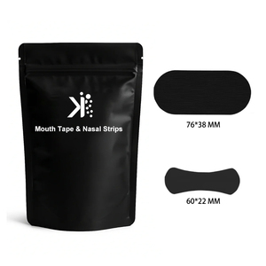 Strip transparan yang efektif untuk pernapasan hidung yang lebih baik penghilang dengkuran plester mulut untuk tidur tambalan tubuh untuk hidung - Product Image 2