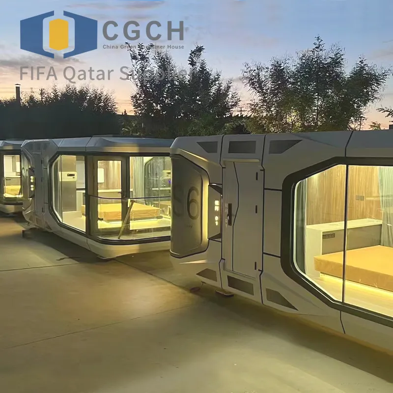 CGCH Cabin Homes Villa House 40ft Container Homes Capsule Office Pod Temporaire Bureau et Dortoir