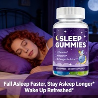 Gommes de soutien au sommeil OEM de Capital OEM, avec Vitamine B6, Ashwagandha, L-Théanine et Huile de graines de chanvre