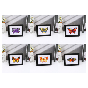 Haute Qualité 6 Pièces 5d Mini Diamant Peinture Personnalisé Dessin Animé Papillon Fine Artisanat Petit Diamant Peinture Kits pour Enfants Deor - Product Image 3