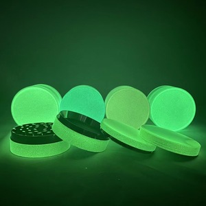 Trituradora de hierbas con Logo personalizado, soporte luminoso de Zinc, trituradora para Hierbas secas y especias - Product Image 3
