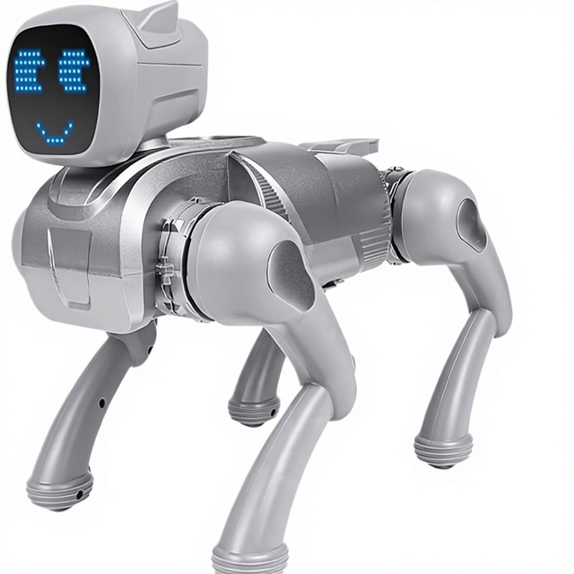 Robot Dog Interactive Intelligent Electronic Toy Stem Educational Construction-Programmable Walking Remote Control Companion