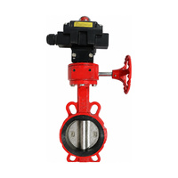 Válvula de Mariposa Eléctrica de Hierro Dúctil a Prueba de Explosiones con Disco Electrochapado PN16 2 en 1 FD971X-16Q para Control de Flujo