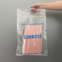 Emballage d'écrou refermable à fermeture éclair avec logo du fabricant Sac à fermeture éclair en plastique transparent avec poignée