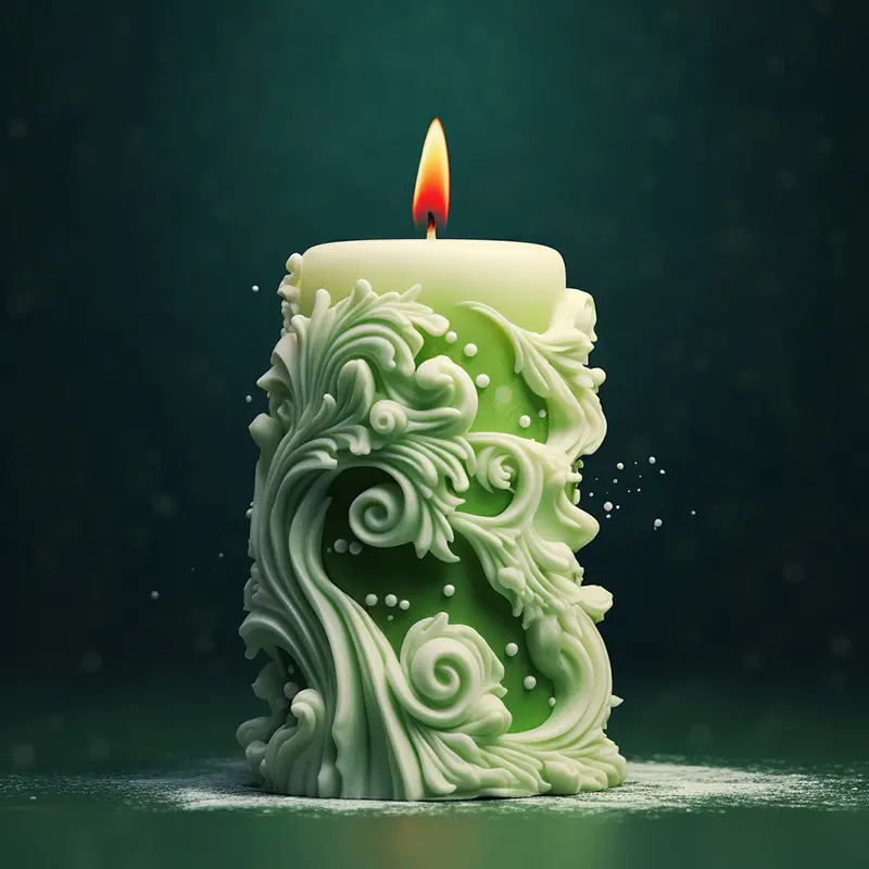 Atacado DIY 3D Presentes Decoração Moldes de cozimento retrô Molde de gesso para sabão Molde de silicone para velas para fazer velas