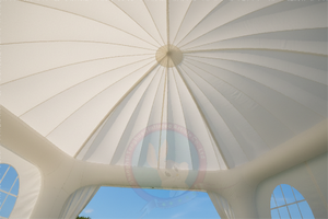 Tùy Chỉnh Bền Trắng Lễ Hội Đám Cưới Lễ Kỷ Niệm Lều Khổng Lồ Inflatable PVC Cung Điện Lều Cho Triển Lãm Ngoài Trời Đám Cưới Sự Kiện - Product Image 4