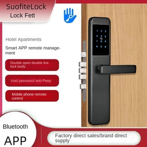 Hệ thống mạng thông minh hiệu quả cho khuôn viên trường, khóa thông minh, WiFi, ứng dụng Tuya, mã mật khẩu trên đám mây, bảo mật <span class=keywords><strong>c</strong></span>ấp <span class=keywords><strong>C</strong></span>, hợp kim nhôm, <span class=keywords><strong>c</strong></span>ửa gỗ - Product Image 5