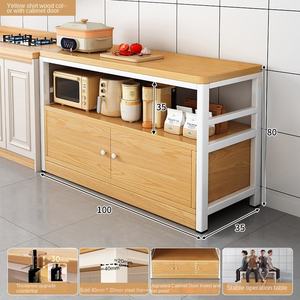 Estante de Almacenamiento de Cocina de Múltiples Niveles, Mueble de Almacenamiento Multifuncional para el Hogar, Organizador de Cocina, Mueble de Despensa - Product Image 6