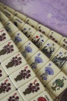 Nouveau Kit de Mahjong Américain en Acrylique Crâne Gothique Halloween, 160 Tuiles, Jeu de Table Portable pour Fêtes en Intérieur