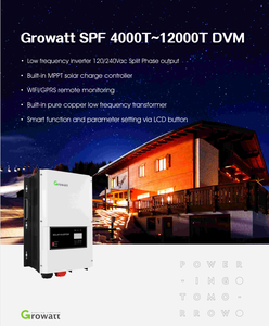 พร้อมจัดส่งอินเวอร์เตอร์ไฮบริด Growatt 25KW On/Off Grid รุ่น MID 25KTL3-XH 3MPPT สำหรับยุโรป - Product Image 2