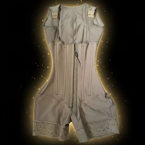 Body gainant amincissant post-chirurgical, contrôle du ventre, étape 2, Fajas Colombianas pour femme, entrejambe ouvert - Product Image 1