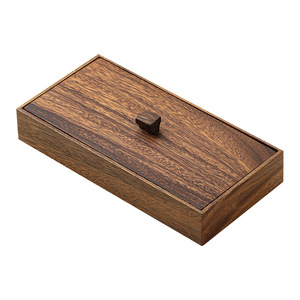 Caja de Almacenamiento Multicapa de Madera de Nogal con Tapa, Rectangular, para Refrigerios, Postres, Dulces, Alimentos, Caja Decorativa para Sala de Estar - Product Image 5