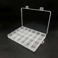 Boîte de rangement multifonctionnelle en plastique PP à 24 compartiments fixes, écologique, directement de l'usine