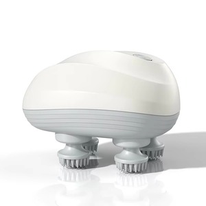 Masajeador de Cabeza Eléctrico Portátil con Vibración, 4 Cabezales de Masaje, Impermeable, Mini Masajeador de Cabeza Tipo Pulpo - Product Image 1