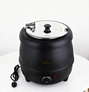 Réchaud à soupe électrique, <span class=keywords><strong>serveur</strong></span> de buffet, réchaud à soupe commercial, pot isotherme, isolation, petit-déjeuner d'hôtel, marmites à soupe - Product Image 1
