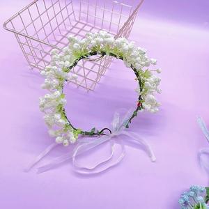 Cabeza de vacaciones junto al mar de estilo europeo y americano, guirnalda de flores, corona, corona nupcial, <span class=keywords><strong>tocado</strong></span> para fiesta, decoración de boda - Product Image 6