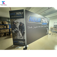 Bingkai Poster Aluminium LED, Booth Pameran, Bingkai Poster Dinding, Lightbox Kain, Papan Iklan Pameran Dagang, Light Box