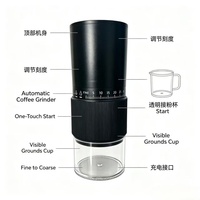 Mini moulin à café électrique automatique portable alimenté par USB avec boîtier en céramique pour la maison, la voiture, l'extérieur et l'hôtel
