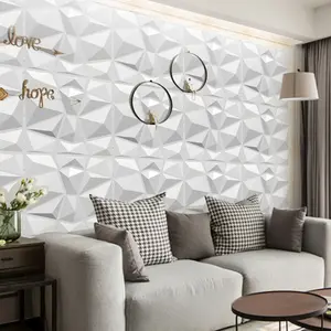 Décoration intérieure design décoration tableaux d'art autocollants pour carrelage Panneaux muraux en PVC 3d imperméables Papier peint intérieur