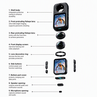 Nouveauté : Insta360 X6 360 °   Caméra d'action 8K Ultra HD avec stabilisation, étanche, idéale pour le cyclisme