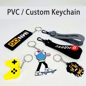 Orangegift Customized 2D Pvc Kids Cartoon Key Chains Advertising Keyrings 3d Soft Pvc Keychain - Product Image 5