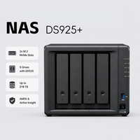 Servidor NAS de Almacenamiento de Datos Mini con 4 Bahías y 2 Puertos 2.5GbE Integrados para Pequeñas Empresas, en Stock, USB