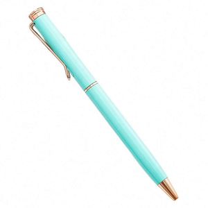 Luxury High-End Office Stationery Customized Logo <b>Colorful</b> Metal Ballpoint <b>Pens</b> Business Hotel <b>Pens</b> Promotional Gift for Office - Product Image 5