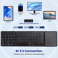Nouveau clavier sans fil ultra-mince 2026, silencieux, léger, compact, portable pour le bureau et le gaming, rangement facile, 104 touches