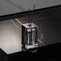 Meilleur coffret cadeau Décoration intérieure Bouteille en cristal Diffuseur de parfum à roseaux Parfum Aromathérapie Porte-encens Artisanat en cristal Cadeaux