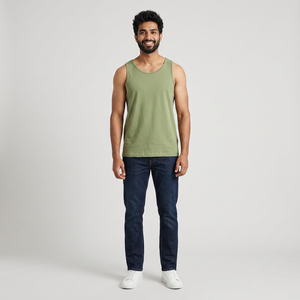 Débardeur personnalisé pas cher avec logo pour homme, absorbant la transpiration, léger, toucher doux, fabricant de vêtements pour hommes - Product Image 1