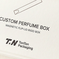 Boîte cadeau personnalisée pour eau de toilette blanche et boîte magnétique pour parfum avec boîte en papier parfumée pour l'emballage de parfum