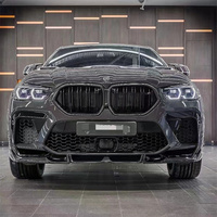 Kit de carrocería estilo Larte de fibra de carbono para BMW G06 X6 40i 50i 40d X6 50d 2019-2023 faldas laterales de labio delantero alerón difusor embellecedor de guardabarros