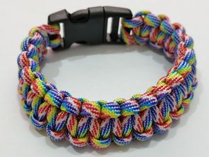 <span class=keywords><strong>Bracelet</strong></span> en corde tressée, tressage à sept brins, extérieur, <span class=keywords><strong>survie</strong></span> d'urgence - Product Image 5