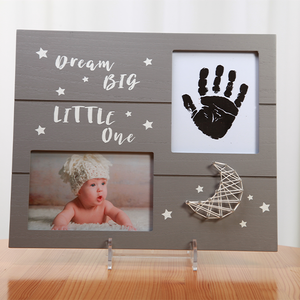 2024 nóng bán dễ thương bé khung ảnh DIY 3D dấu tay Giấc Mơ lớn in khung ảnh lưu niệm - Product Image 5