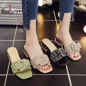 Di modo di fantasia sandali per le ragazze delle donne tacchi di design <span class=keywords><strong>tacco</strong></span> alto pantofole <span class=keywords><strong>con</strong></span> l'arco per le signore - Product Image 6