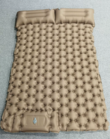 Matelas de camping gonflable en TPU, imperméable, ultraléger, épaissi, avec pompe à pied, compact, pour 1-2 personnes, vente en gros, usine OEM