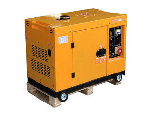 Generador diésel de potencia silenciosa 10KVA 10KW alternador de CA monofásico generadores diésel Dinamo - Product Image 4