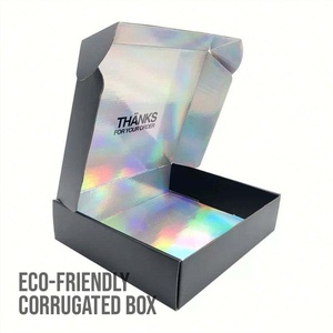 Caja de Cartón Corrugado Ecológica Bee, Embalaje Cosmético Hexagonal, Materiales Reciclados, Revestimiento de Bandeja de Plástico - Product Image 4
