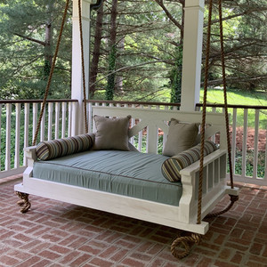 Nhà Máy Dây Ngoài Trời Đồ Nội Thất Vườn Võng Hiện Đại Khung Nhôm Đu Bằng Gỗ Treo Sofa - Product Image 2