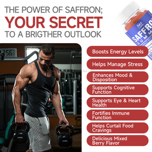 Gummies au Safran pour le Soutien de l'Humeur, de l'Énergie, du Sommeil et la Santé des Yeux, Compléments Antioxydants avec GABA et Vitamines - Product Image 5