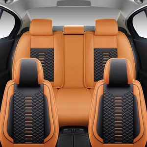ฝาครอบเบาะหนัง FXAP Universal Fit สำหรับ Chrysler <span class=keywords><strong>300</strong></span> Dodge Charger ลายเย็บเพชรหรูหรา กันน้ำ - Product Image 4