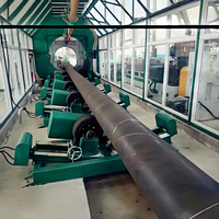 Ligne de production de revêtement de tuyaux en acier PE à 3 couches, anti-corrosion