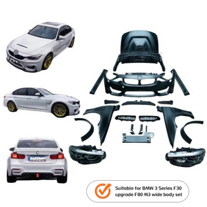 Kit de Carrocería Completo Estilo <span class=keywords><strong>F80</strong></span> M3 con Parachoques Delantero Agresivo, Difusor Trasero y Parrilla de Ajuste Preciso para BMW Serie 3 F30 <span class=keywords><strong>320</strong></span> 328 335 2012-2018 - Product Image 2