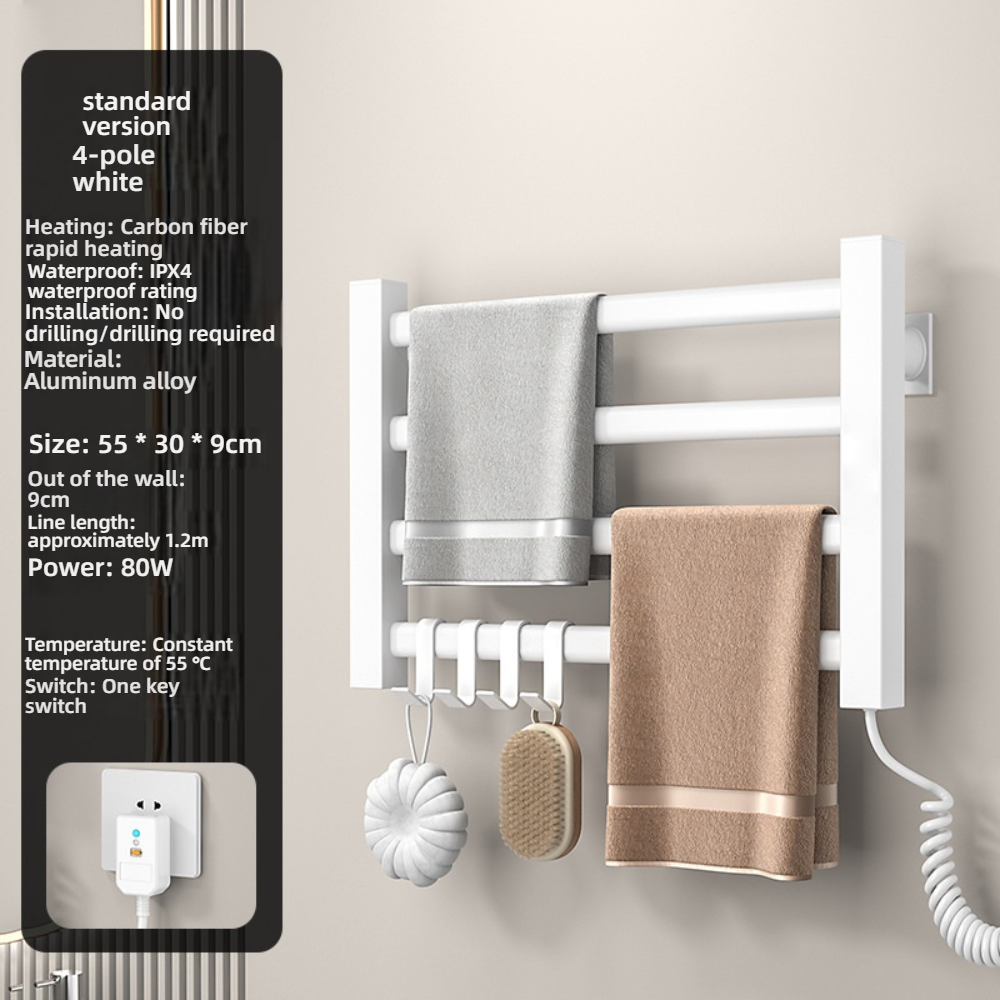 55*30 blanc [Monocouche 4 barres Commutateur à un clic