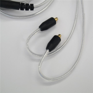 สายหูฟังแบบเสียบได้ DIY ขนาด 3.5 มม. ชายต่อชาย สาย TPE ชุบทอง สำหรับ Shure SE215 315 535 846 UE900 - Product Image 3