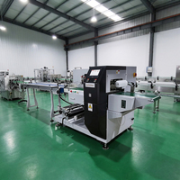 Machine d'emballage et de formage de pain multifonctionnelle SZ-280X à flux horizontal automatique, 25-100 sacs/min, avec servomoteur efficace